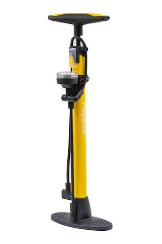 Raptor Zf-809c Analog Göstergeli Standart Ayaklı Pompa Bisiklet Pompası Sarı 160 Psi Ayak Pompası