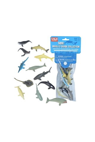 Wild Republic Mini Balina & Köpekbalığı Koleksiyonu 10 Parça 22120