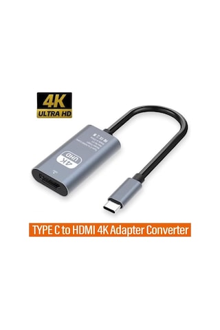 Hc-03 Type-c To 4k Full Hd Hdmı Çevirici Hub Adaptör