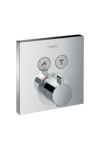 Hansgrohe Showerselect Termostatik Batarya, Ankastre, 2 Çıkış İçin Krom Krom
