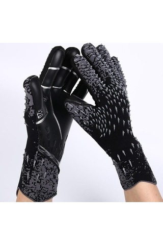 Artfulabode Yetişkin Ve Ultra Su Skycıty Modelleri Kaymaz Kaleci Geçirmez Futbol Eldivenleri Çocuk & - Zp Siyah