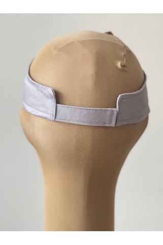 Aida Jewelss Pamuk Sporcu Koşu Tenis Vizör Şapka Arka Kısmı Ayarlanabilir Unisex Vizör Şapka Gri.