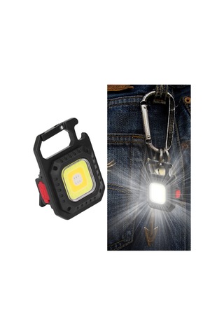 Ximistore9 Cob Led El Feneri 500lm Şarj Edilebilir Mini Cüzdan Işığı, Çok Fonksiyonlu Mıknatıslı, Tripodlu Kamp Ve Balıkçılık Aleti Diğer