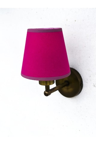 Shimmer Duvar Apliği Eskitme Gold Fuşya Başlıklı Fuşya