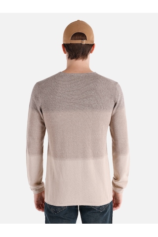 Colin's Colins Regular Fit Triko Bej Erkek Kazak Cl1064867 Bej