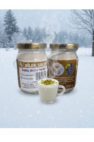 Meşhur Bucak Salebi,dilek Salep,salep 100g Kavanoz,saf Salep