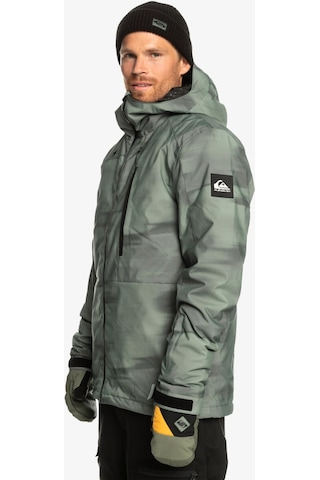 Quiksilver Mission Printed Erkek Yeşil Kayak Montu Eqytj03428-gnb1 Yeşil