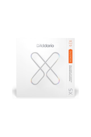 D'addario Xsapb1047 Xs Phosphor Bronze Akustik Gitar Tel Seti 10-47 Extra Light Tansiyon, Ultra İnce Koruyucu Kaplama, Sıcak Ve Dengeli Ton, Üstün Akort Kararlılığı