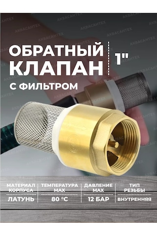 Thermofix Pirinç Sap Ve Ağızlı Filtreli Çek Valfi 1 153284782