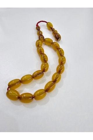 Zeyzun Usta İmzalı Bilek Boy Efe Maskot Sıkma Kehribar Tespih 15 29860579