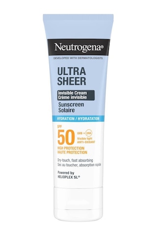 Neutrogena Ultra Sheer Hydrating Cream Spf50 Yüz Güneş Kremi, 50 Ml