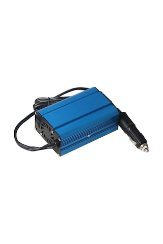 Supermarket1 Arac Inverteri Mavi 12v-220v 400w Sürekli Güç 2 Usb Ac Çıkışı Ev Aletleri İçin
