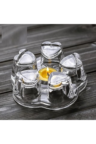 Epinox Coffee Tools Cam Demlik Isıtıcı Altlığı Stand Şeffaf