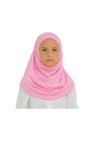 Modish Group Çocuk Hazır Giyim Başörtüsü Şal Turban Viskon - Pembe Pembe