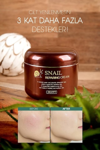Jigott Snail Reparing Kırışıklık Karşıtı ve Aydınlatıcı Bakım Kremi 100 ML