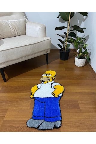 Kirbi Simpson Süs Halı Çok Renkli Kirbi Simpson Süs Halı Çok Renkli