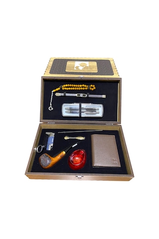 Pipsan Pipo Ahlat Ağacı Balsa Filitreli Çakmaklı Cüzdan Bileklik Tesbih Set 605738-509210