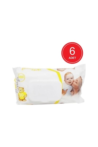 Sleepy Sensitive Hassas Ciltlere Özel Islak Bebek Havlusu 6 X 50'Li