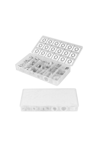 450pcs Conta Çeşitliliği Alüminyum Conta Contası Seti Muti Fonksiyon O-ring Seti