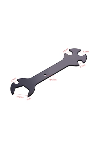 Yaleker Aibecy Füze Temizleme Seti: Bakır-plastik Fırça, 5'li Aluminyum Anahtar Ve M2-m4 Uyumlu Çapraz Hexagonal套筒