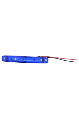 10 Adet Mavi Parmak Lamba 9 Led Su Geçirmez 12v 24v Emir