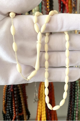 Kehribarkolik Arpa Model Kemik Tesbih