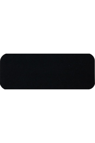 Siyah Velür Kaymaz Tabanlı Merdiven Basamak Paspası / Halısı (470767776)