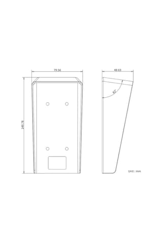 Hikvision Ds-kabv6113-rs Villa Kapı İstasyonu Yağmur Koruyucu Siperlik