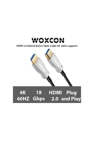Woxcon Fiber HDMI Kablo 20 M