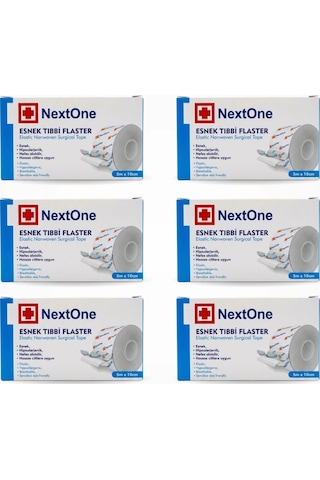 Nextone Esnek Fix Tıbbi Flaster Nonwoven 10cm X 5m - 6 Adet