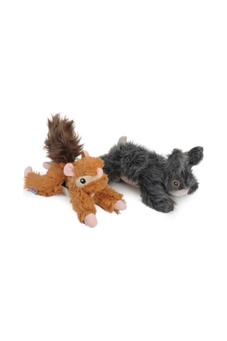 Camon Sesli Tavşan Ve Sincap Şekilli Eğlenceli Köpek Isırma Oyuncak 20 Cm