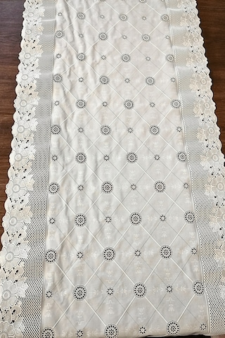 Pvc Dantel Raf -dolap -çekmece -masa - Sehpa -örtüsü - 50 Cm X 3 Metre-desen2 Beyaz