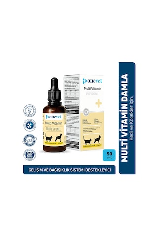 Onevet Multi Vitamin Damla 50 Ml Kedi ve Köpekler İçin Günlük Vitamin Desteği