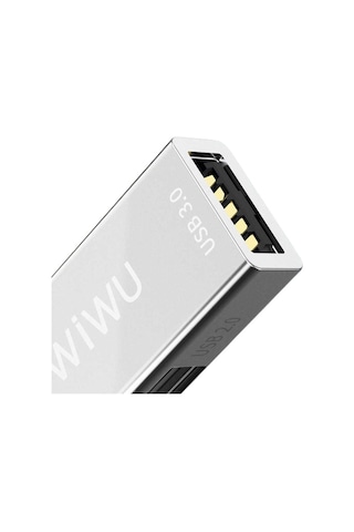 Winex Wiwu T02 USB Type-C Hub Çevirici ve Çoklayıcı Hub Gri