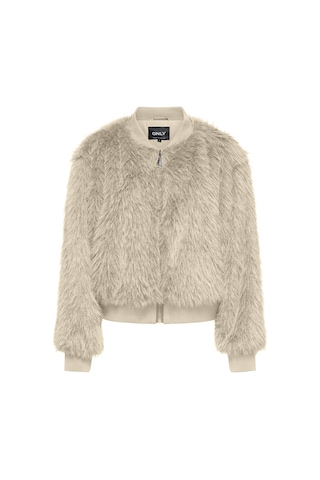 Only Onlmanny Faux Fur Bomber Bej Kadın Mont 15322405 Bej