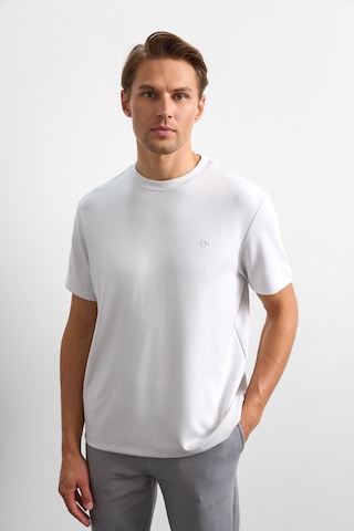 Backandbond Gri Regular Fit Basıc Tişört