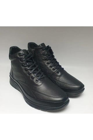 Marcomen 16184 Ortopedik Yumuşak Deri Erkek Bot Siyah