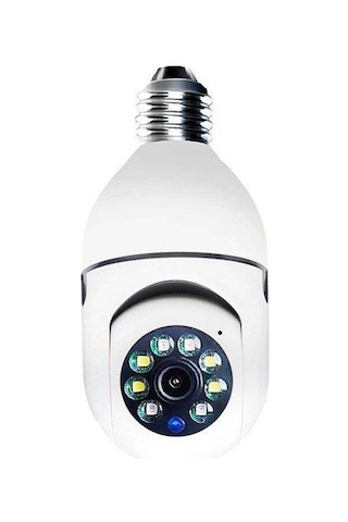 Sepetinegelsin Wifi 360 Panoramik Ampul Kamera Gece Görüş Ses Akıllı Hareket Algılayıcı