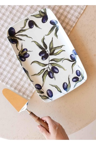The Mia Olivos Dikdörtgen Servis 33x21 Cm Ovs0016 Çok Renkli