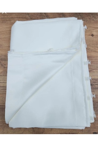 Karesi Saten Güneşlik Perde Kırık Beyaz Kırık Beyaz