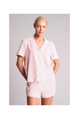 Defacto Regular Fıt Kısa Kollu 2li Softshell Kırmızı Pijama Takımı I3489ax26aurd197 Kırmızı-rd197