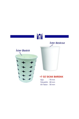 7 Oz Karton Bardak 1 Koli 3000 Adet 7 Oz Karton Bardak 1 Koli 3000 Adet