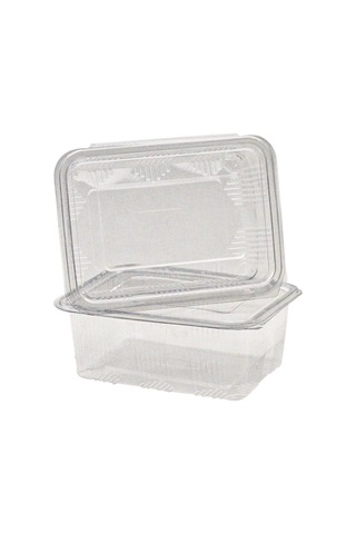 Kullan At Tek Kullanımlık Plastik Sızdırmaz Kapaklı Kap Kase Saklama Kabı 750 Gr Cc 100 Adet Şeffaf