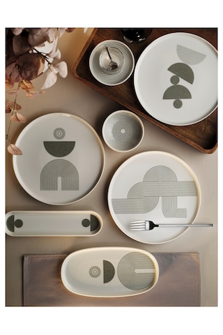 Olika Verona 32 Parça Porselen Kahvaltı Ve Ikram Seti Beyaz