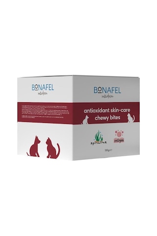 Bonafel Köpekler İçin Deri ve Tüy Sağlığı Çiğneme Tableti 100 G 50 Tablet