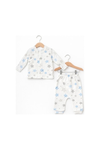 Baby Corner Bebek Pijama Takımı Ekru