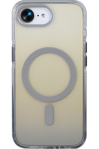 Subutu Apple Uyumlu iPhone 16e Kılıf M-safe Şarj Özellikli Transparan Renk Geçişli Sbt Toros Kapak - Siyah Siyah