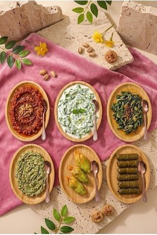 6'li Yuvarlak Servis Tabağı Seti Kahvaltı, Pasta Ve Sunum Tabakları Büyük Çok Renkli
