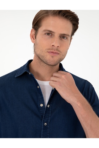 Pierre Cardin Erkek Lacivert Gömlek Jean 50292560-vr033 Lacivert