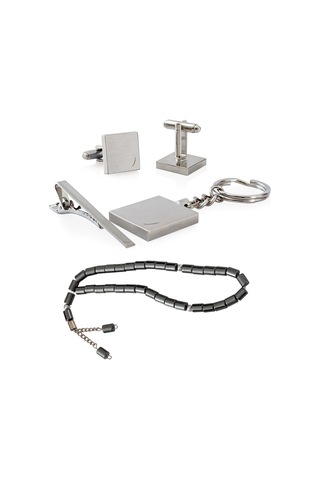 Zekupp İ Harfli Kol Düğmesi. Anahtarlık. Kravat Tutucu ve Tespih.